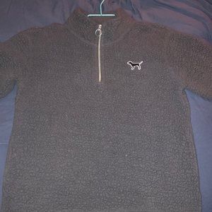 PINK Sherpa half zip